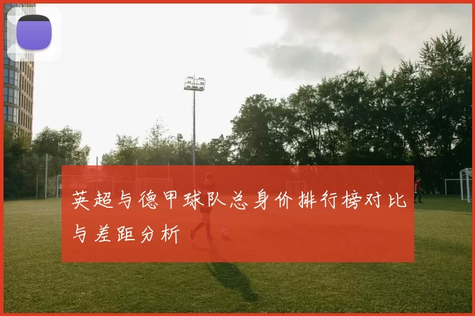 英超与德甲球队总身价排行榜对比与差距分析