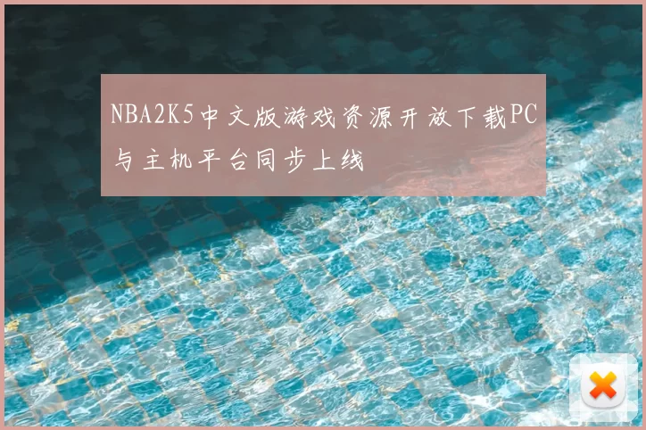 NBA2K5中文版游戏资源开放下载PC与主机平台同步上线